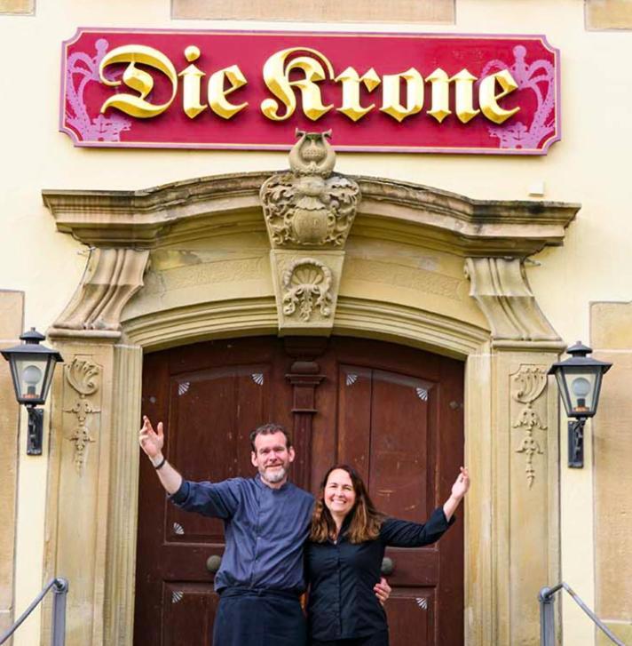 Gasthof Die Krone Schwaebisch Hall Ngoại thất bức ảnh